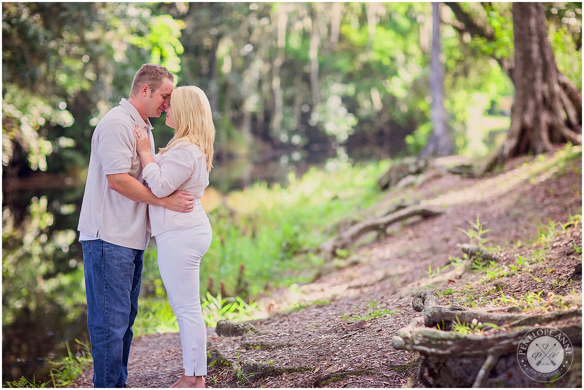 Bride and Groom at Moss Park Engagement Session