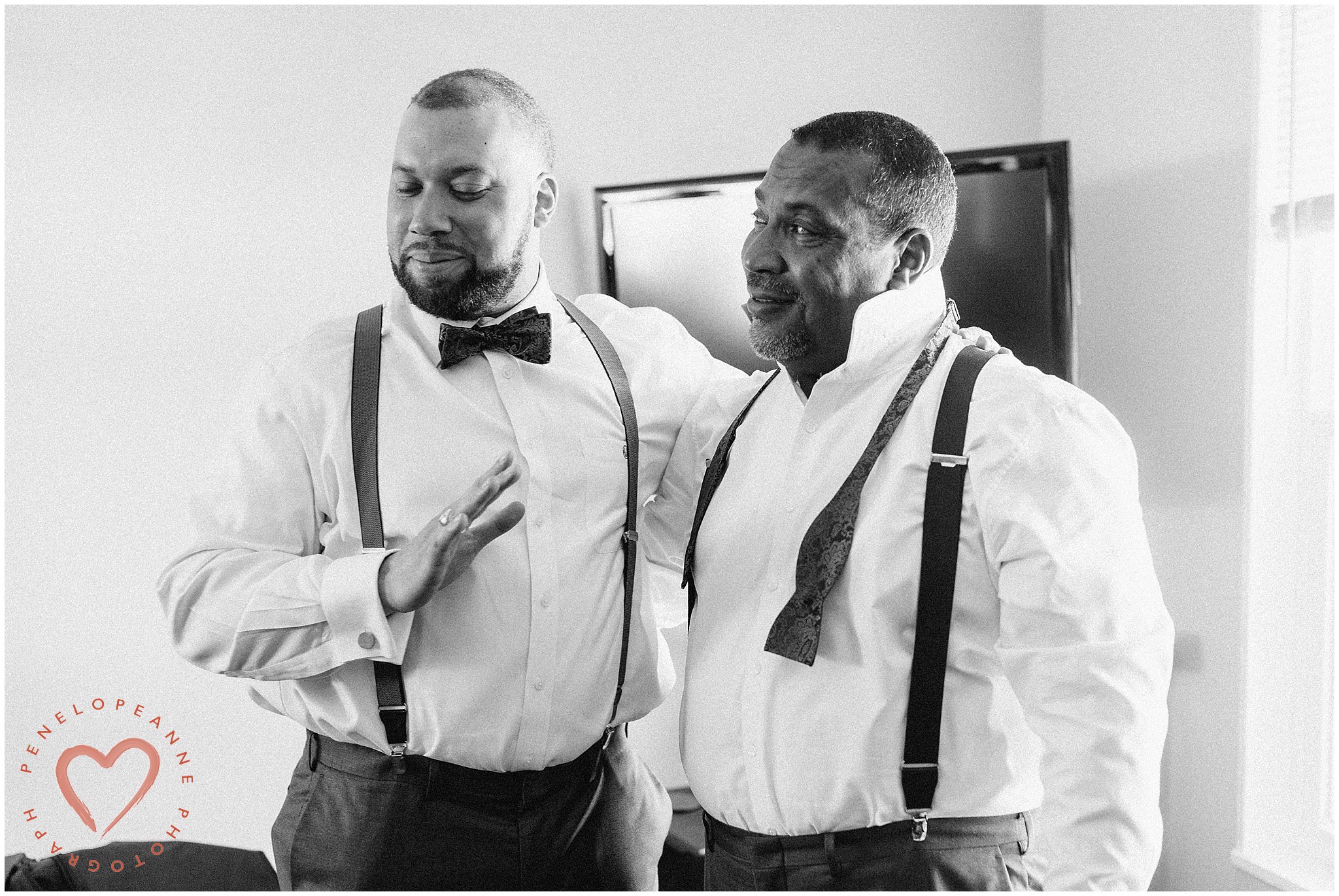 groom getting ready in DC