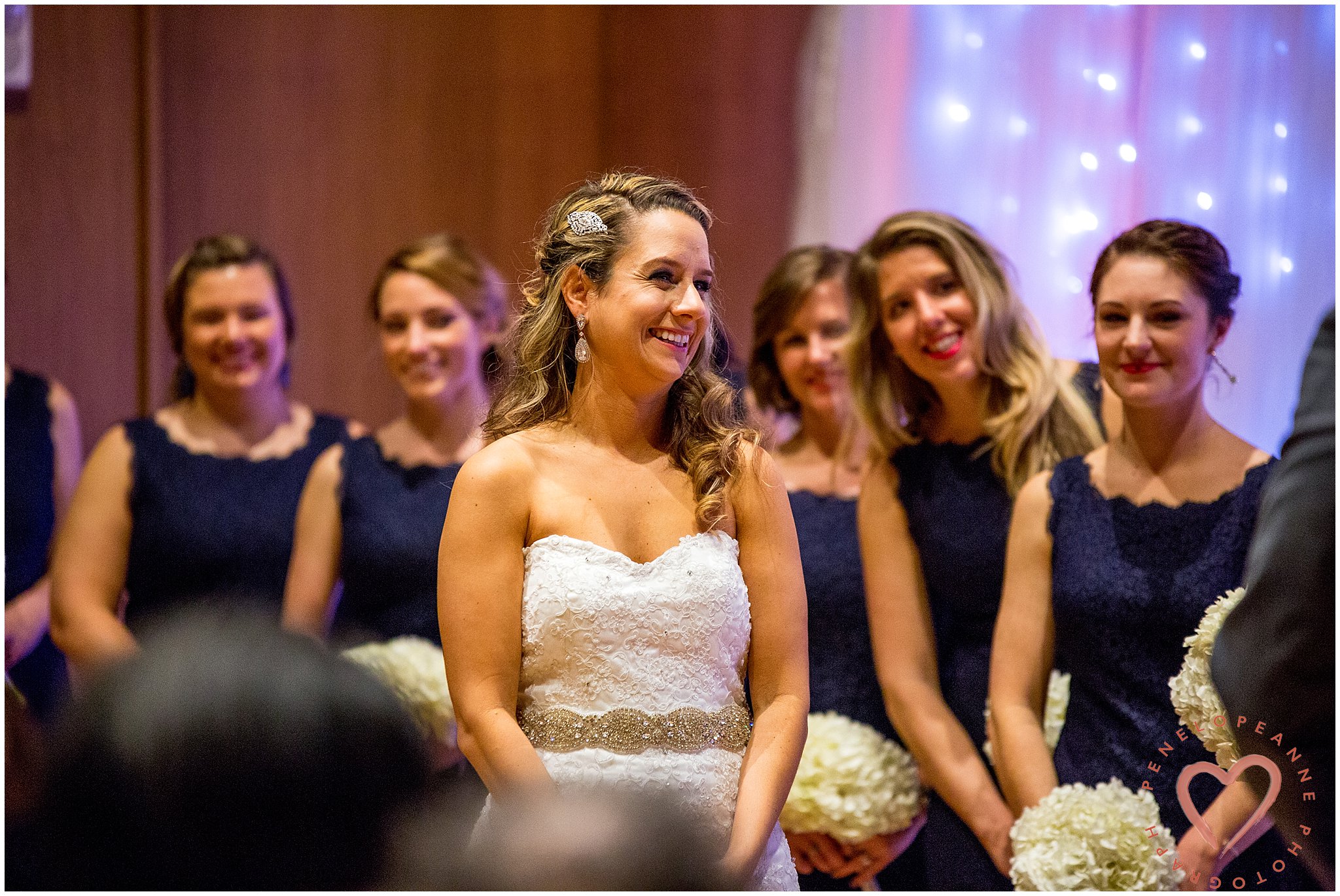 wedding vows during wedding ceremony in silver spring