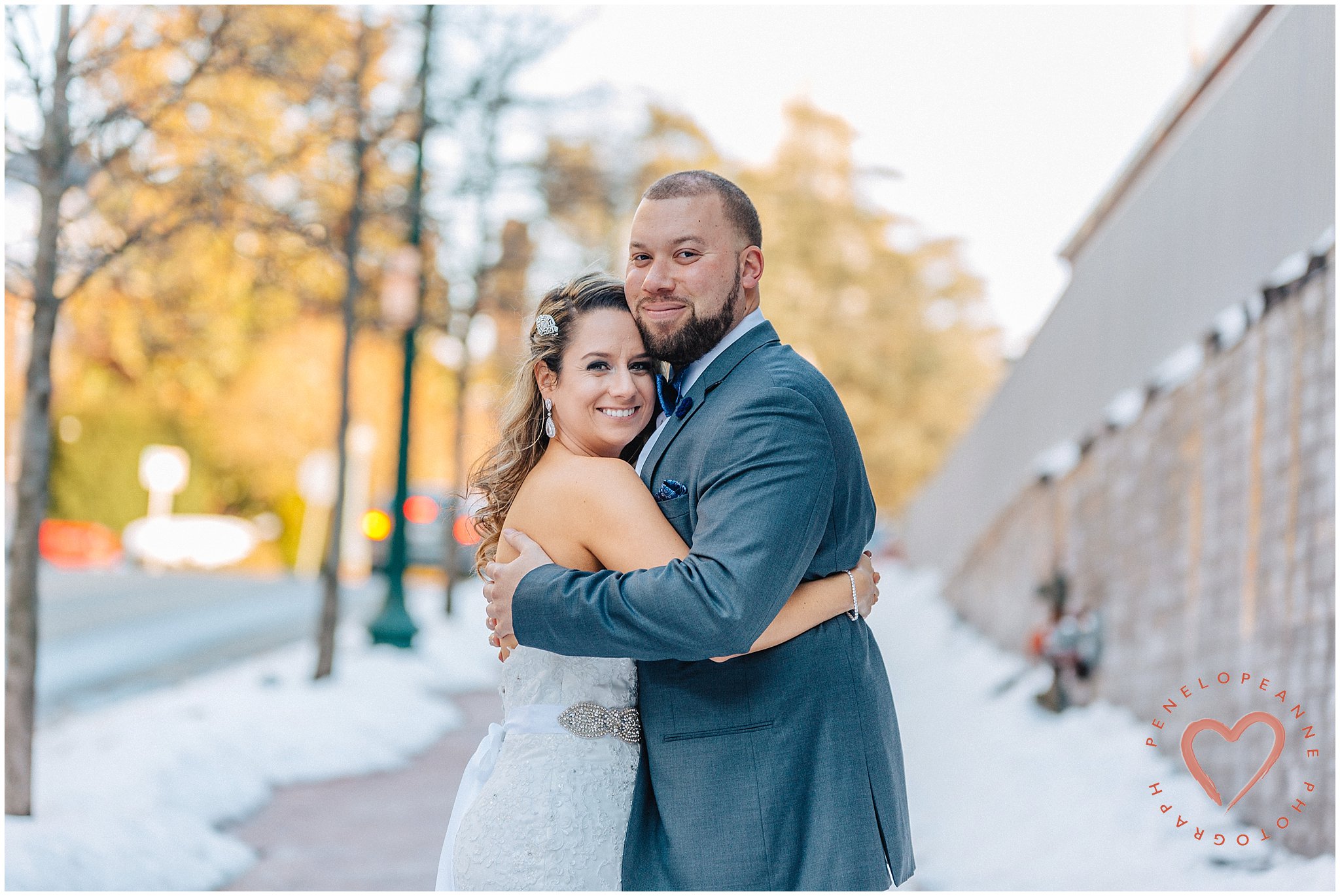 Bride and groom portraits
