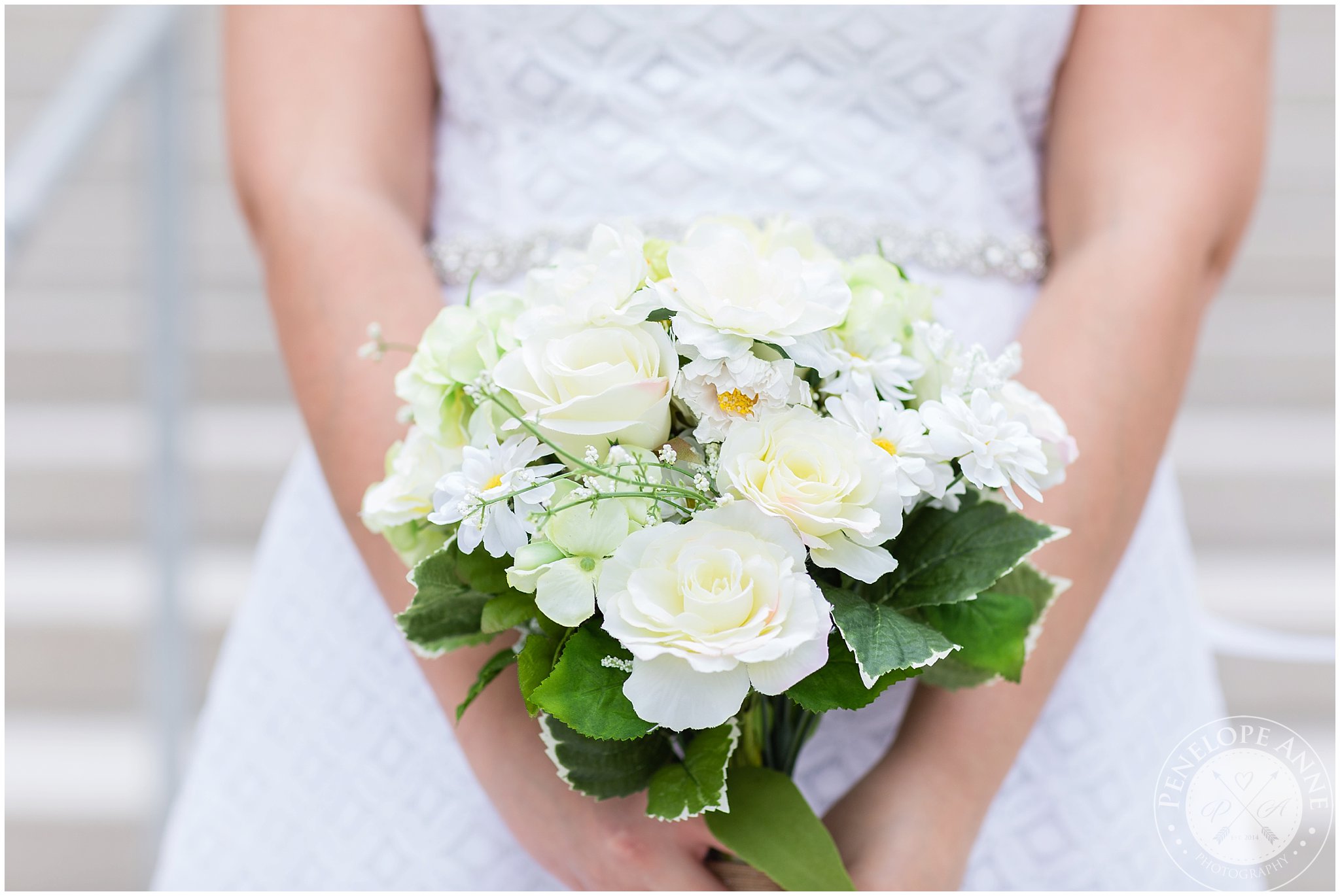 Bridal Bouquet at Orlando Courthouse