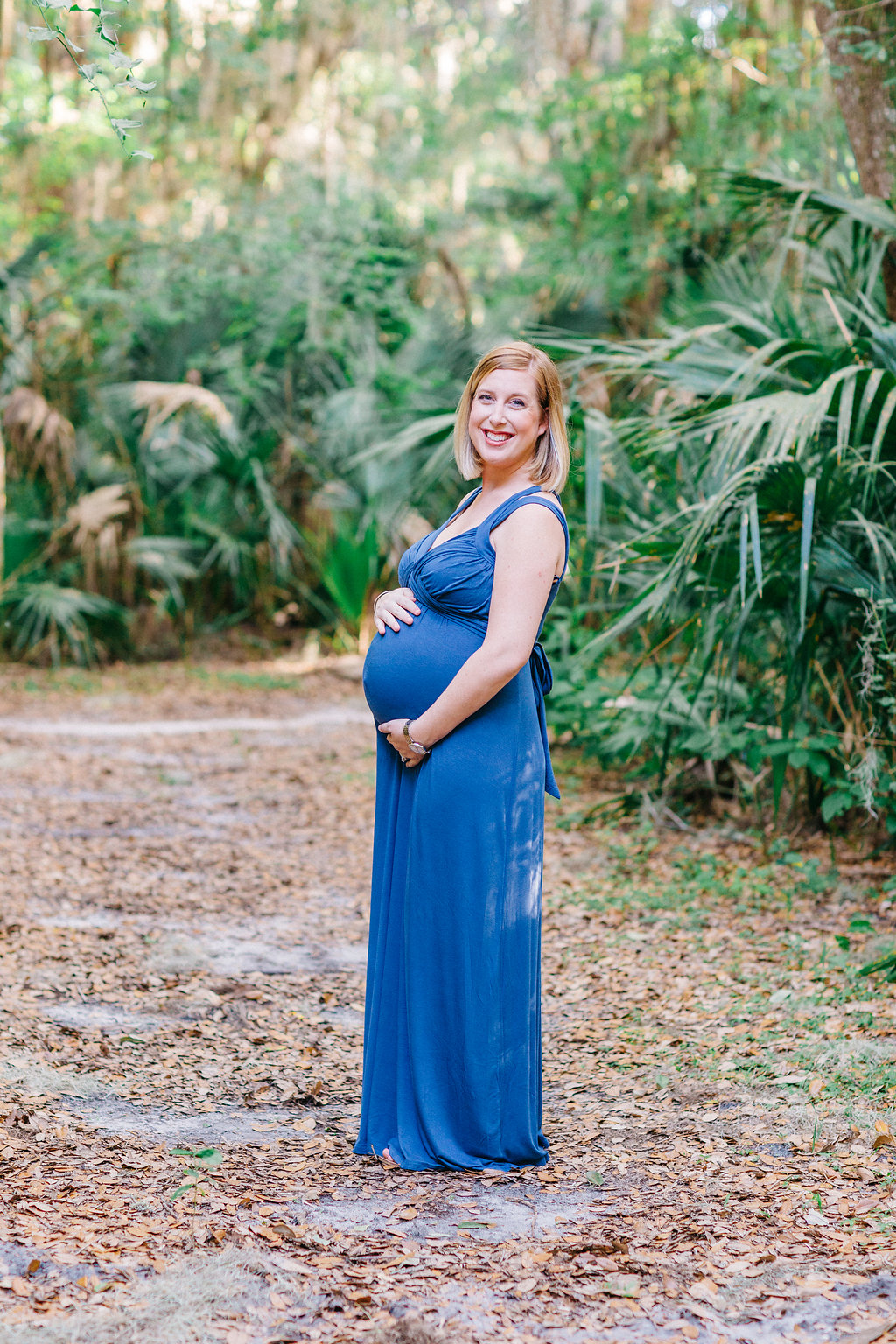 beautiful mommy to be during maternity session