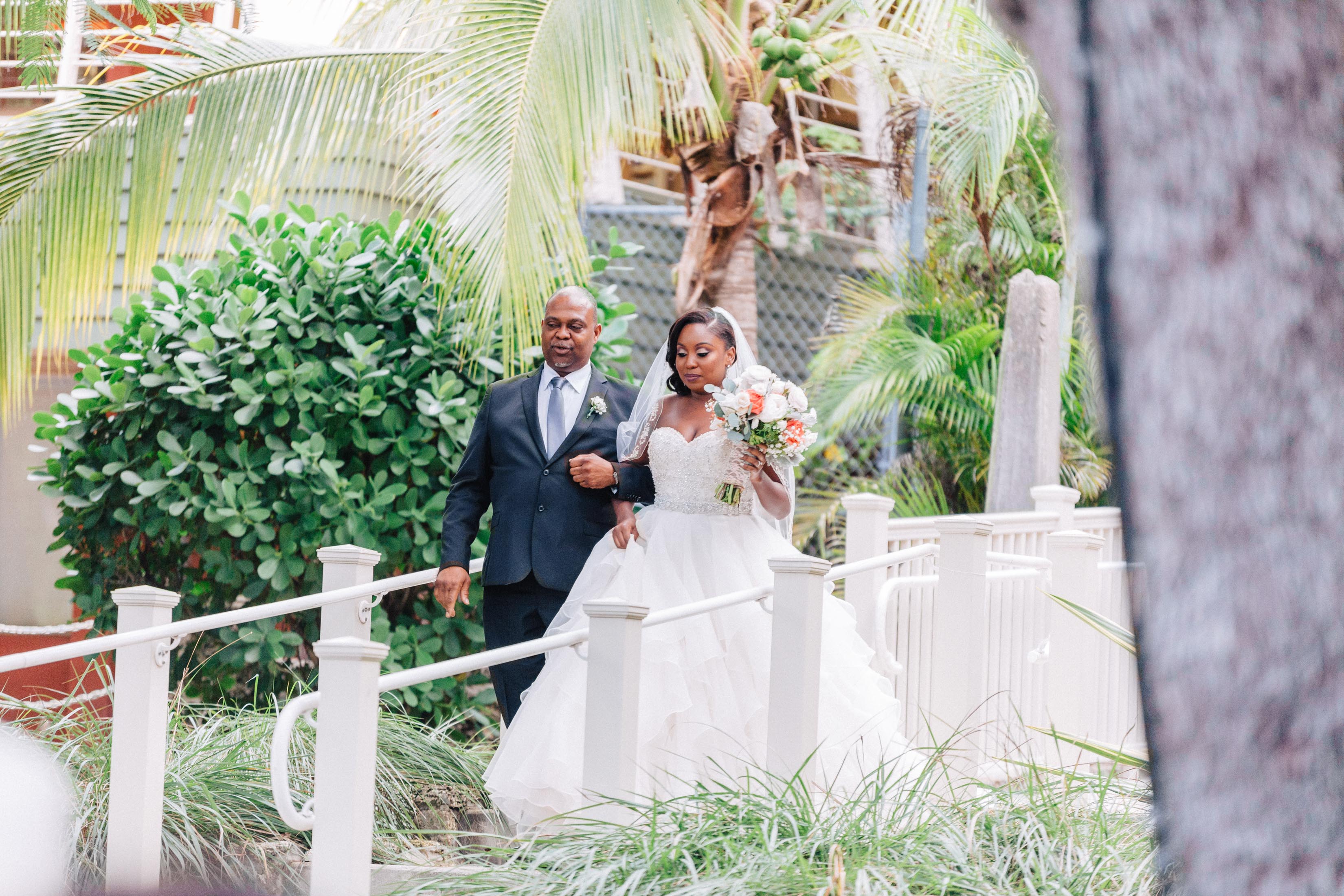 bride walking to altar